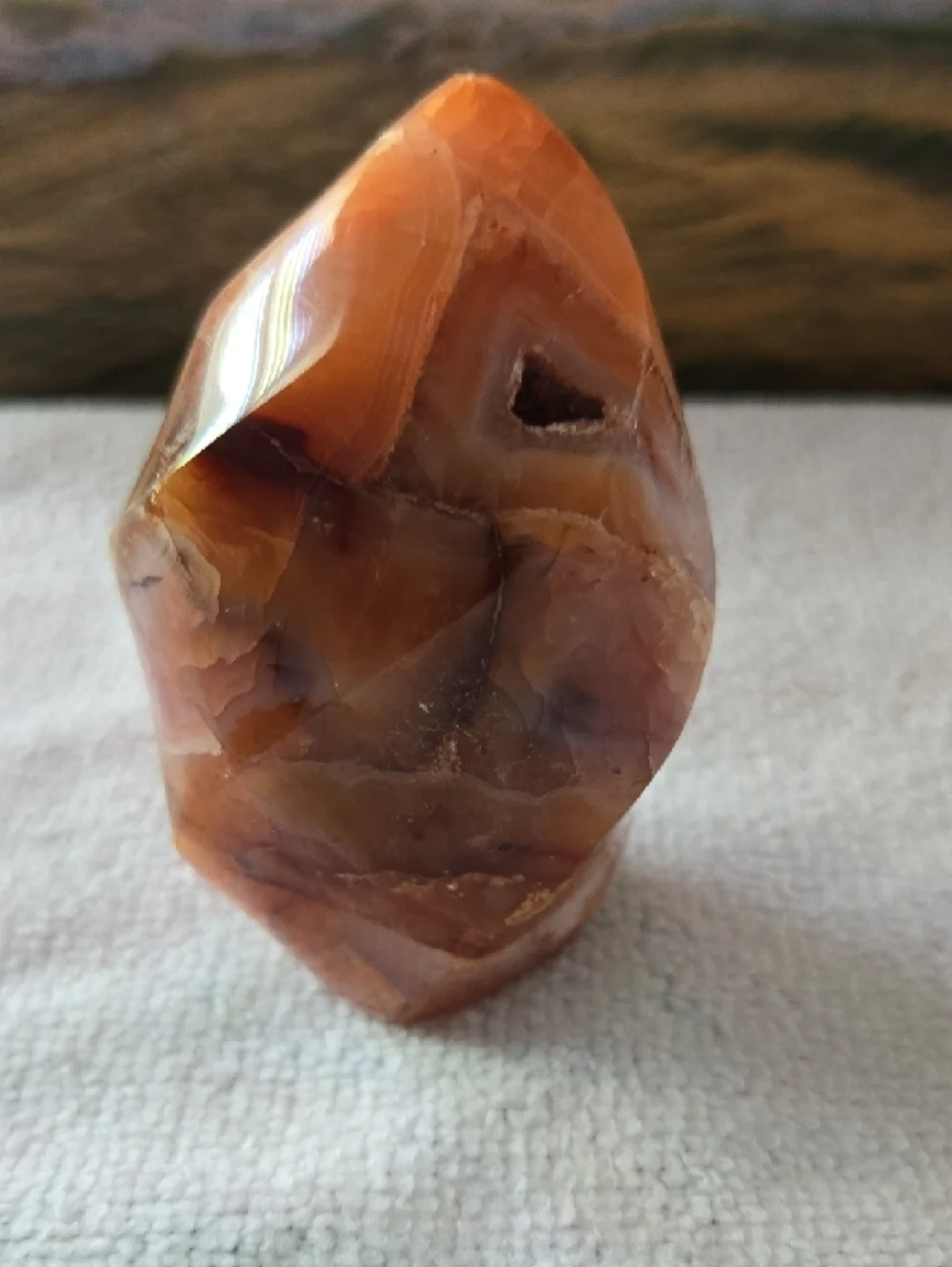 Polished Orange Carnelian Freeform - Picture 2 of 5